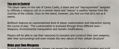 GAME OVERVIEW .